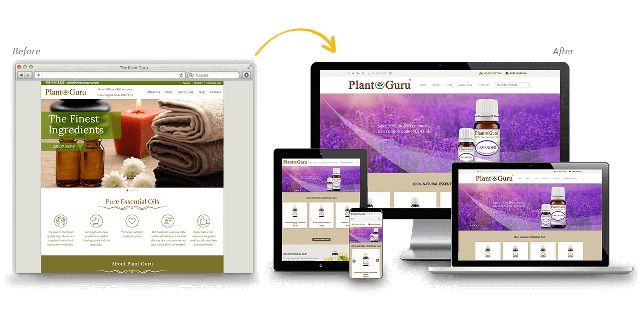 Website Design 9 Plant Guru B2C Website Redesign | Jumbolicious Technologies